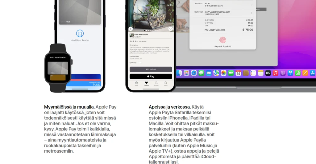 apple pay kasinot maksutavat